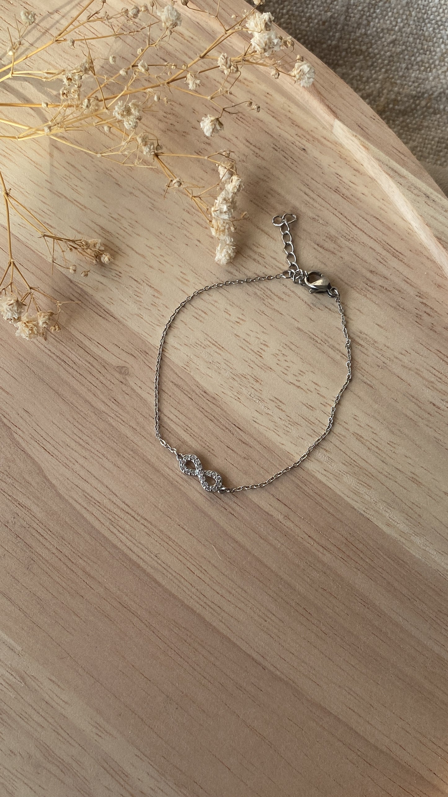Bracelet infini brillant