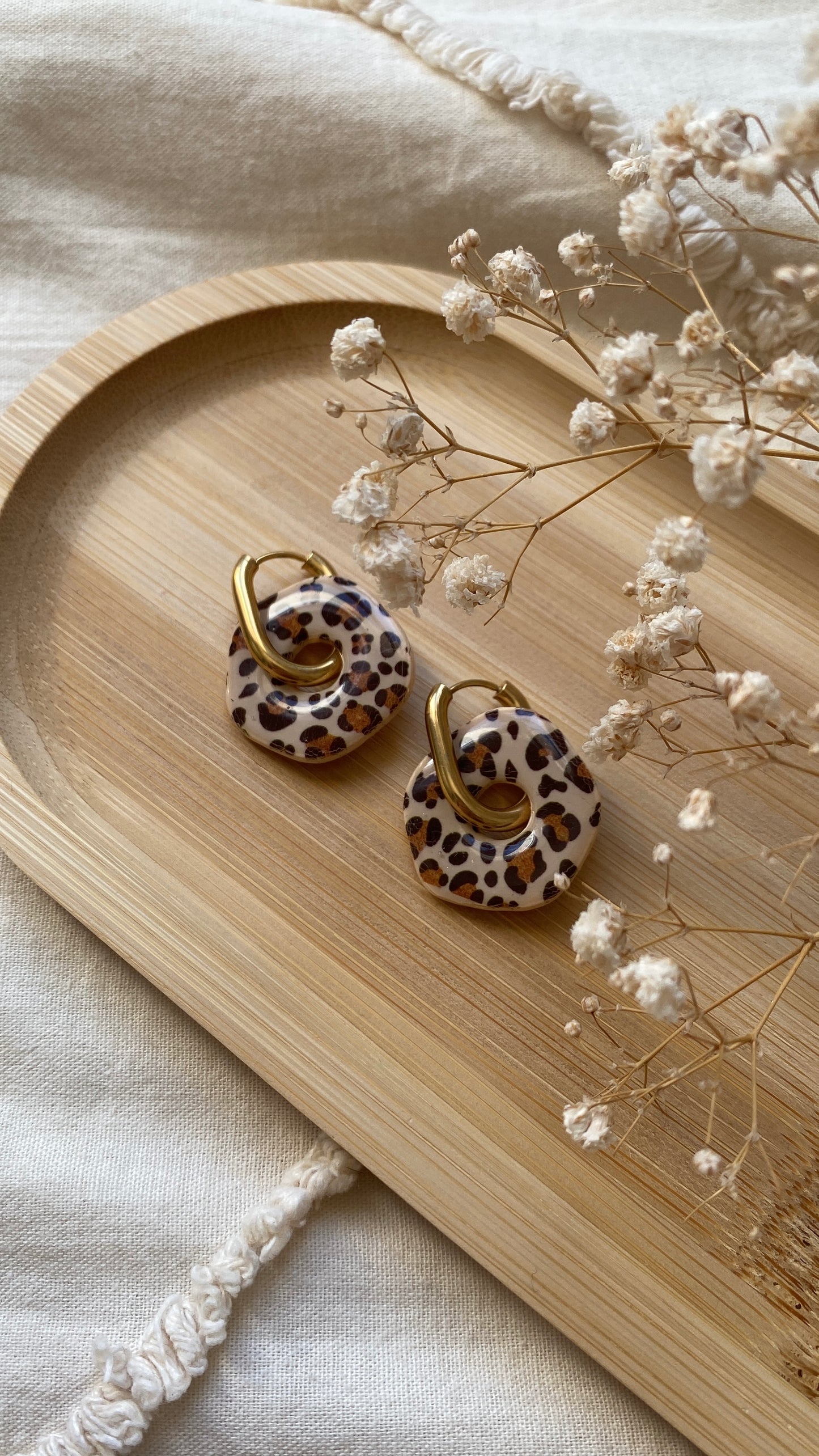 pampilles, motif léopard