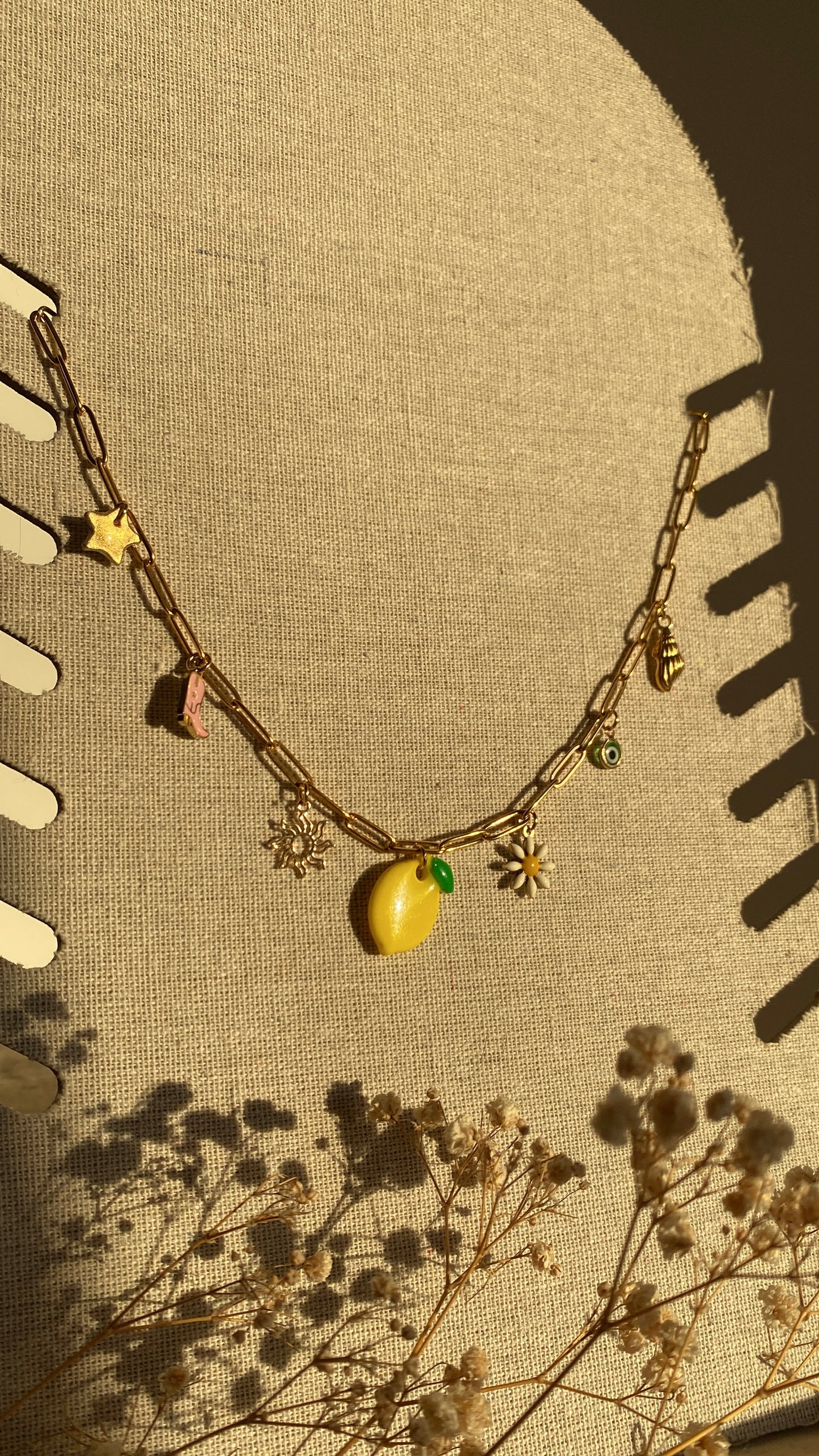 Collier breloques « summer »