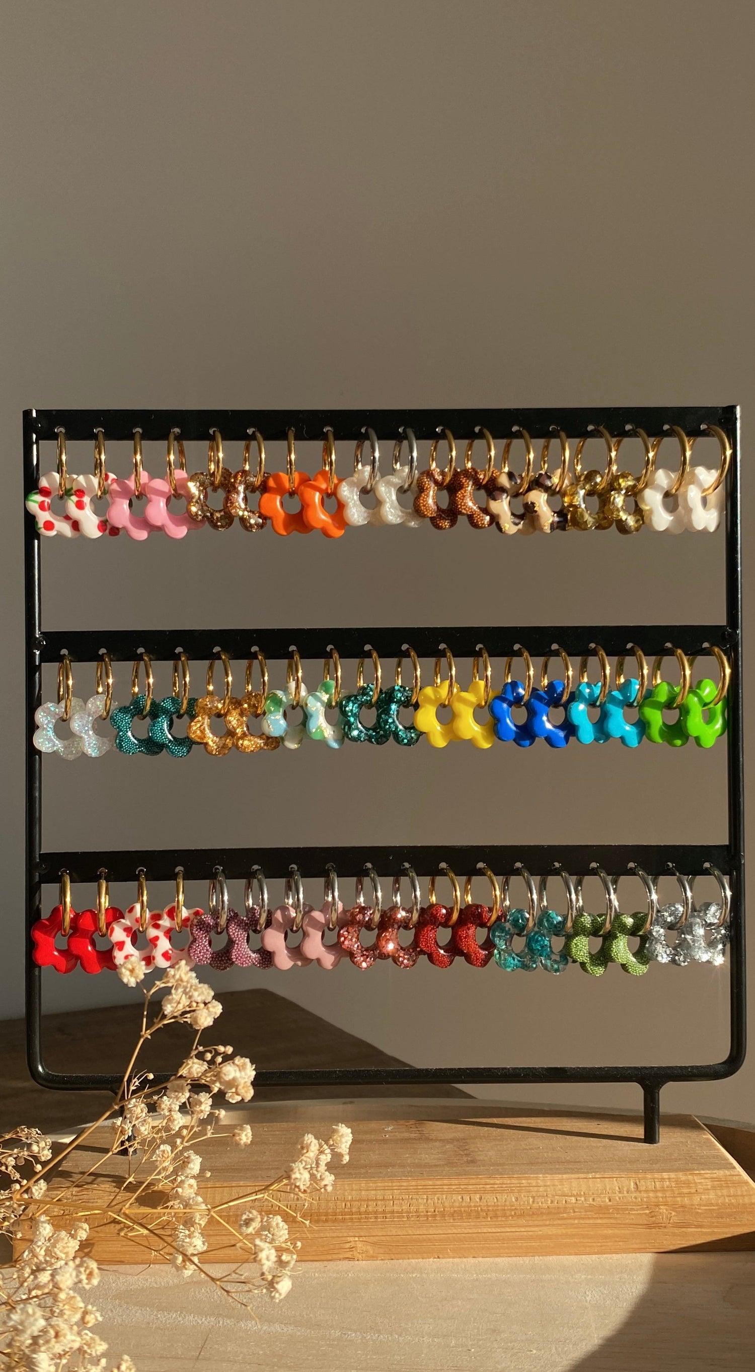 Boucles d'oreilles interchangeables