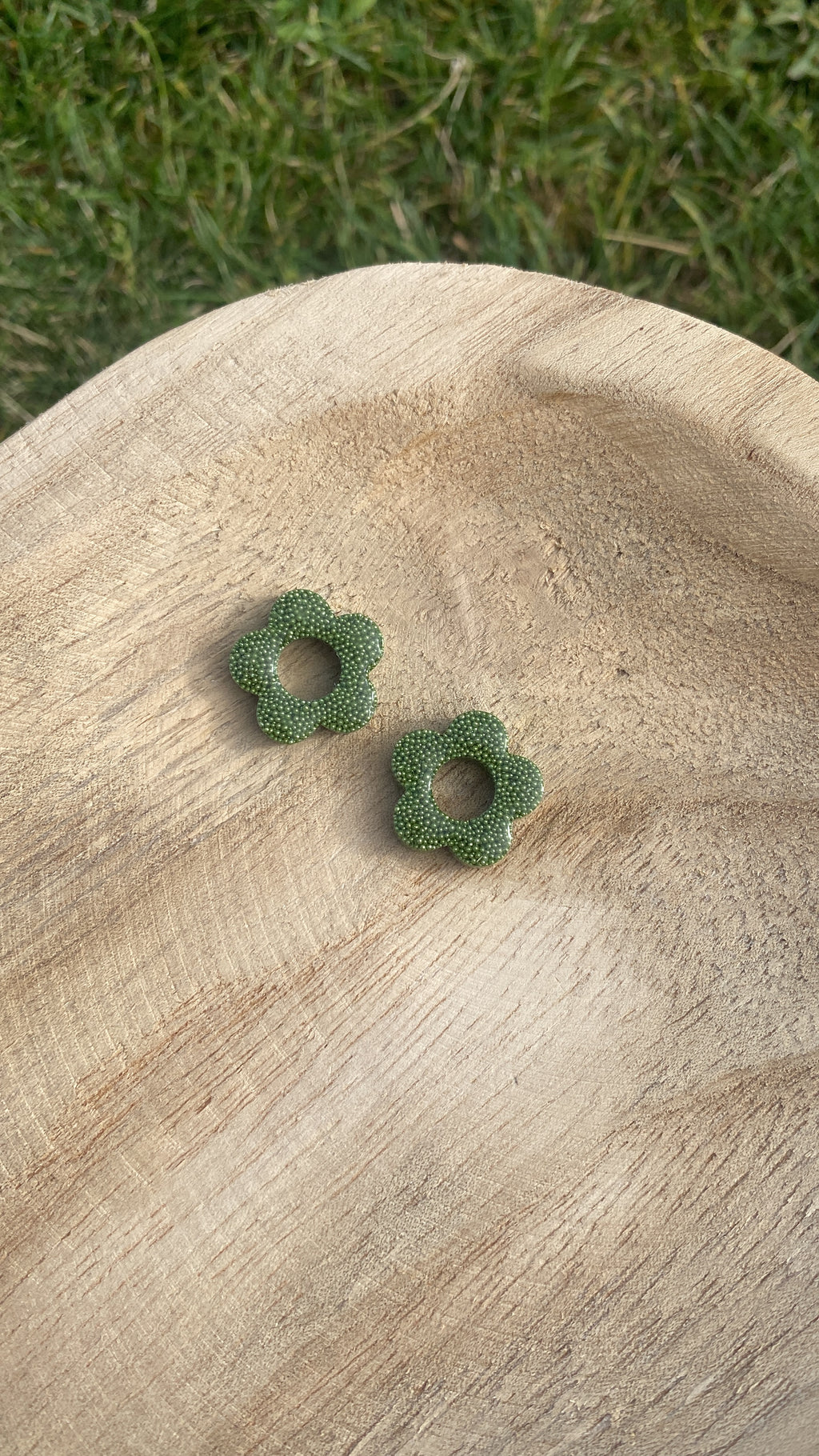 Pampilles interchangeables micro-billes verte