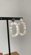Boucles d’oreilles en acrylique