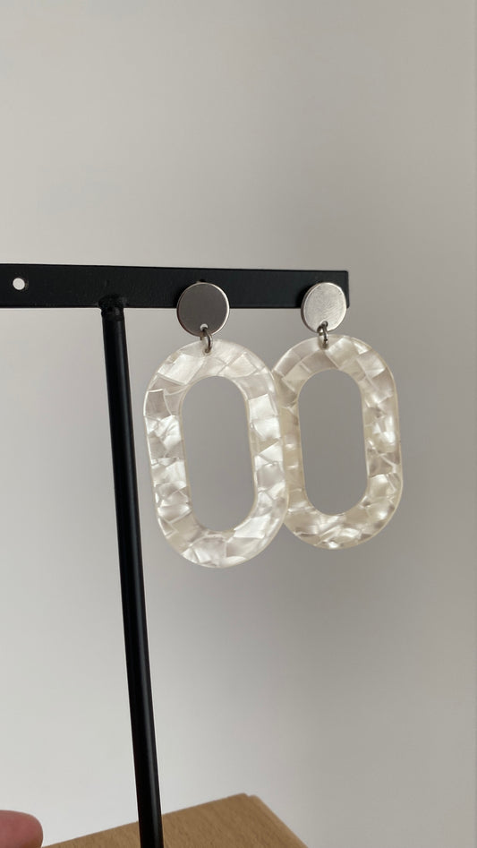 Boucles d’oreilles en acrylique