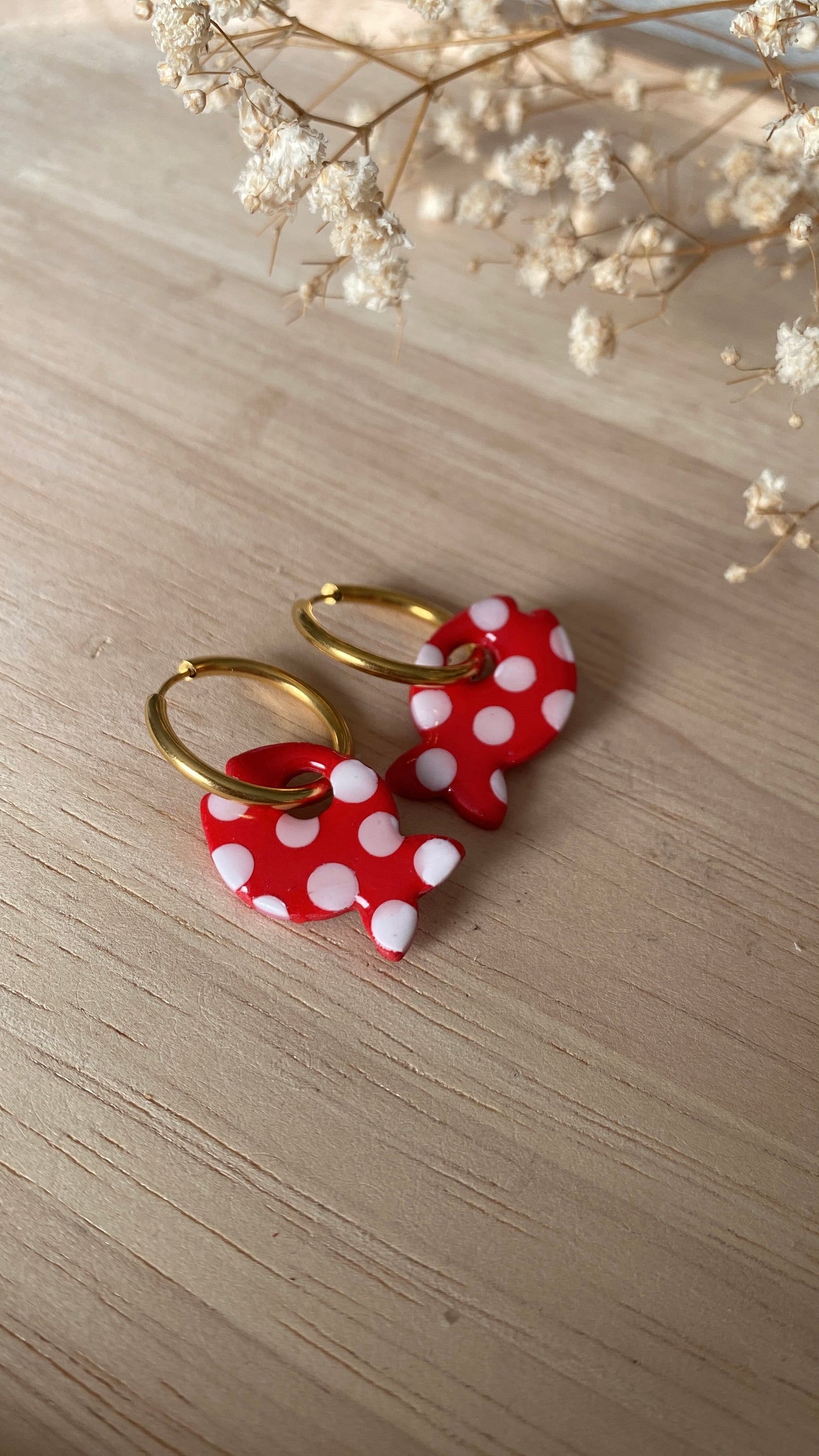 Pampilles poissons rouges poids blancs