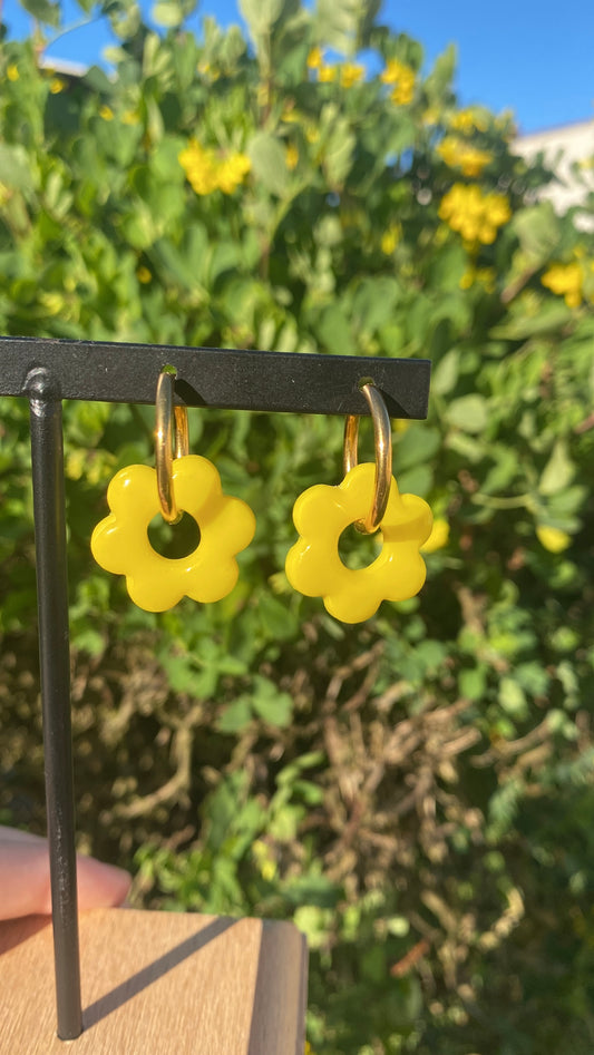 Pampilles fleurs jaunes