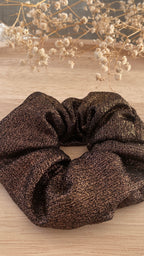 Chouchou paillettes cuivré