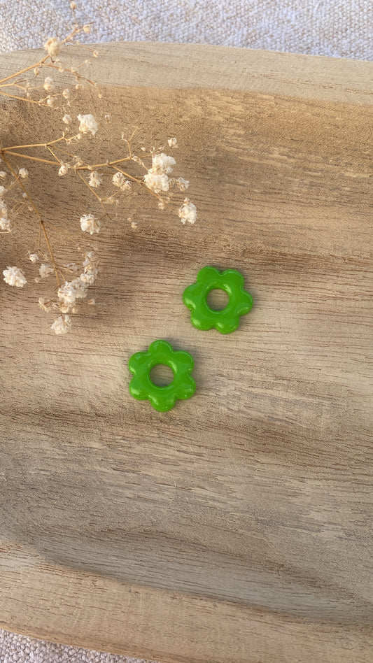 Pampilles fleurs vertes