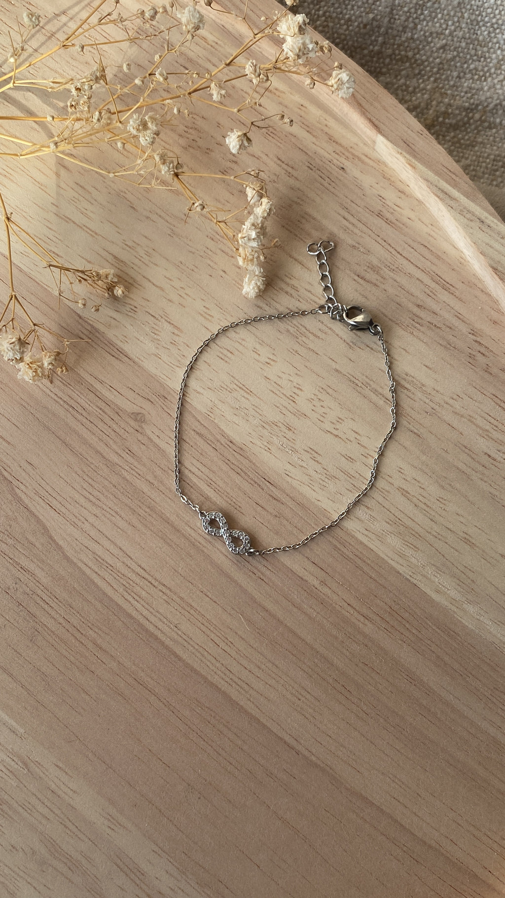 Bracelet infini brillant
