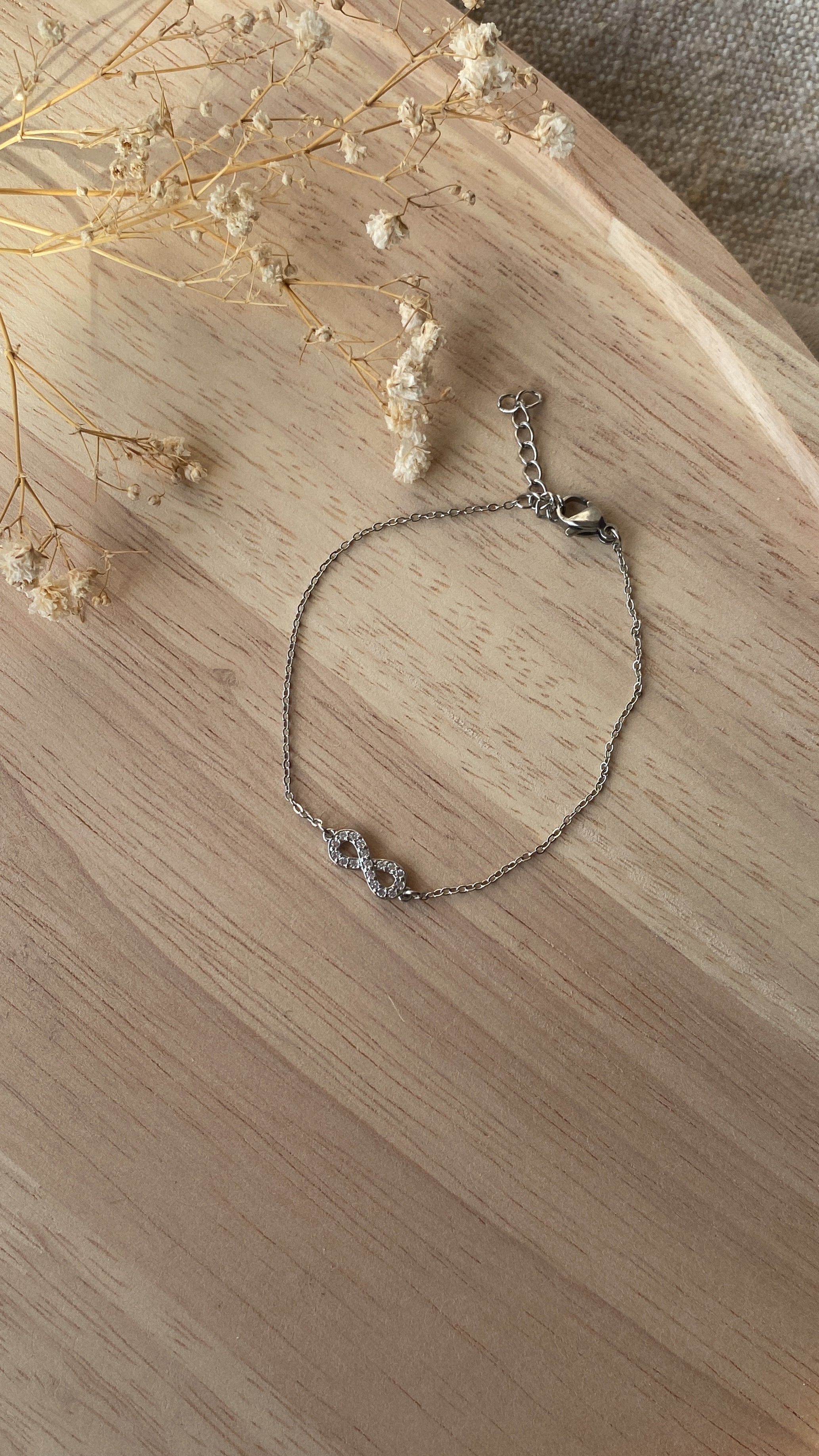 Bracelet infini brillant