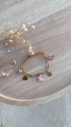 Bracelet breloque girly
