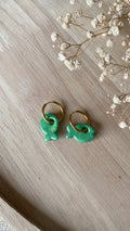 Pampilles poissons verts jade