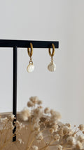 Boucles coquillages nacre