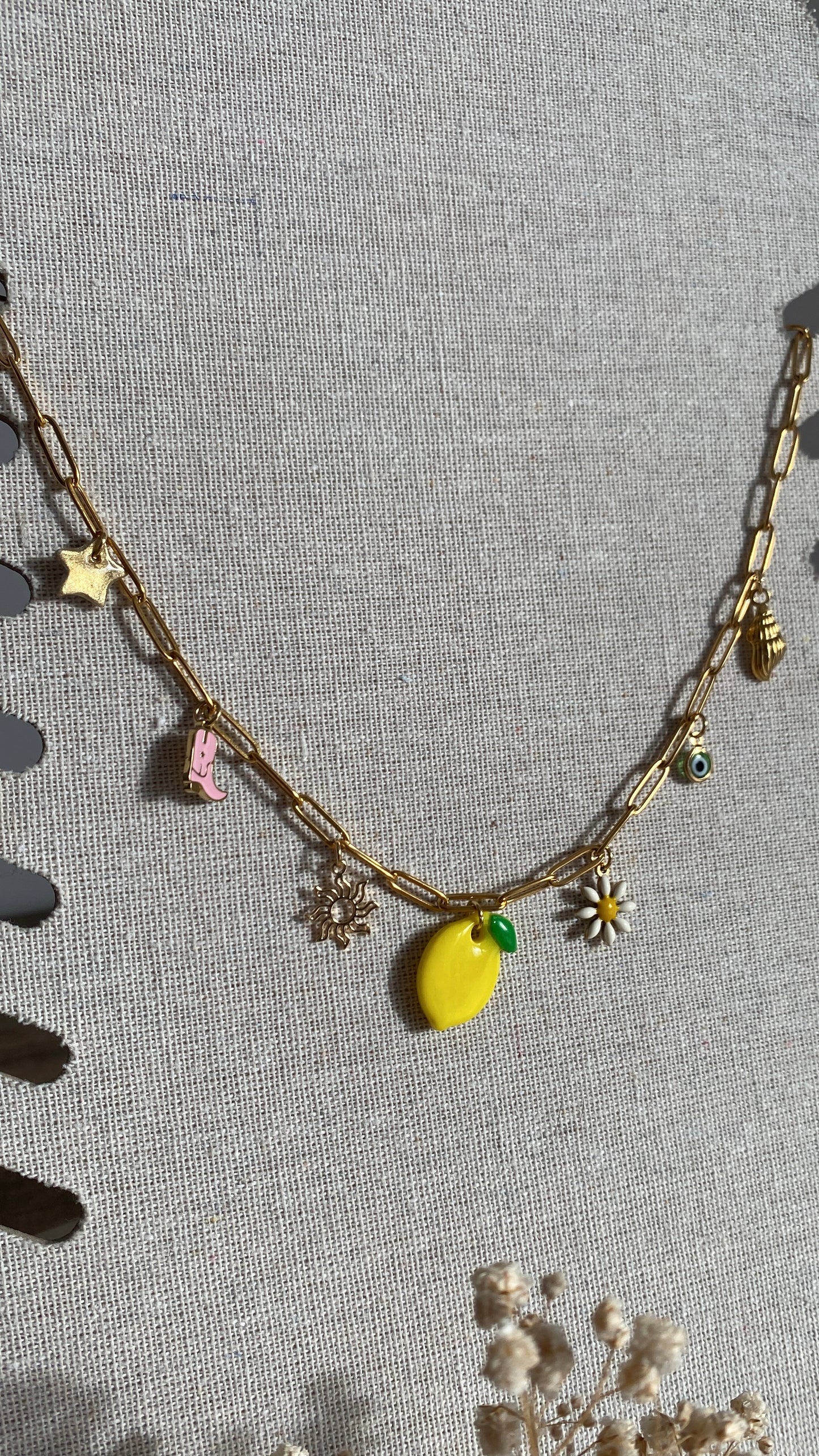 Collier breloques « summer »