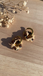 Pampilles fleurs léopard