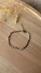 Bracelet chaîne argenté