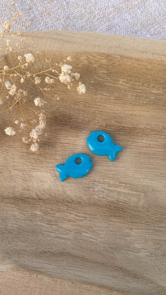 Pampilles poissons bleus