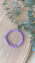 Bracelet acrylique violet