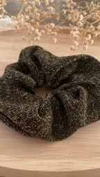 Chouchou paillettes doré