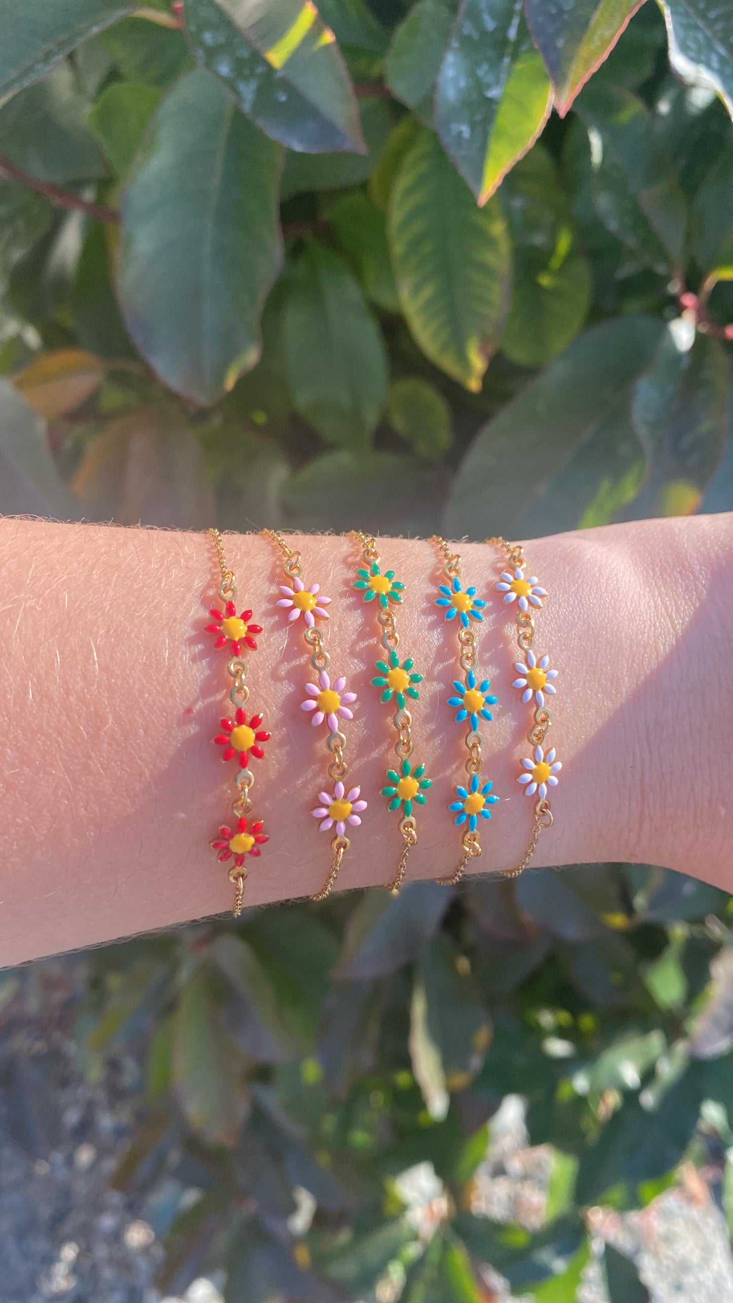 Bracelets fleuris