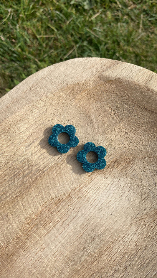 Pampilles interchangeables micro-billes bleues