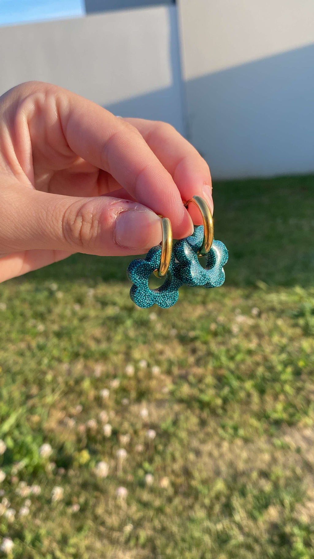 Pampilles interchangeables micro-billes bleues