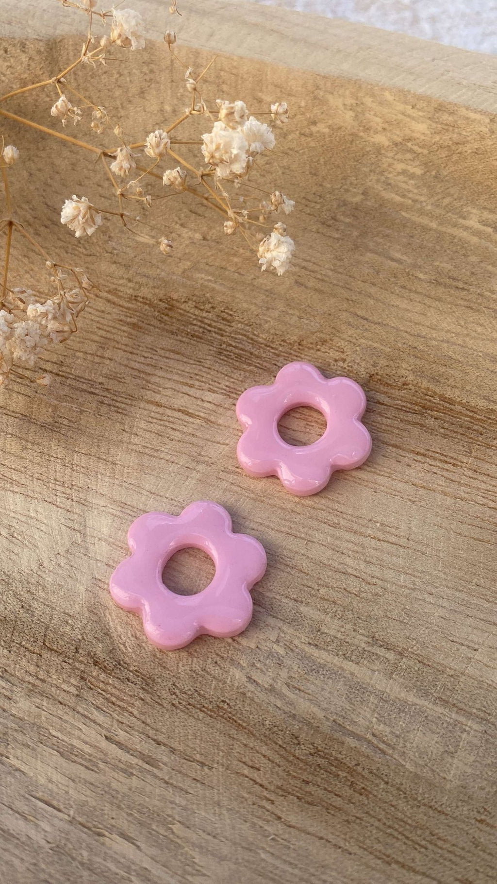 Pampilles fleurs roses pâles