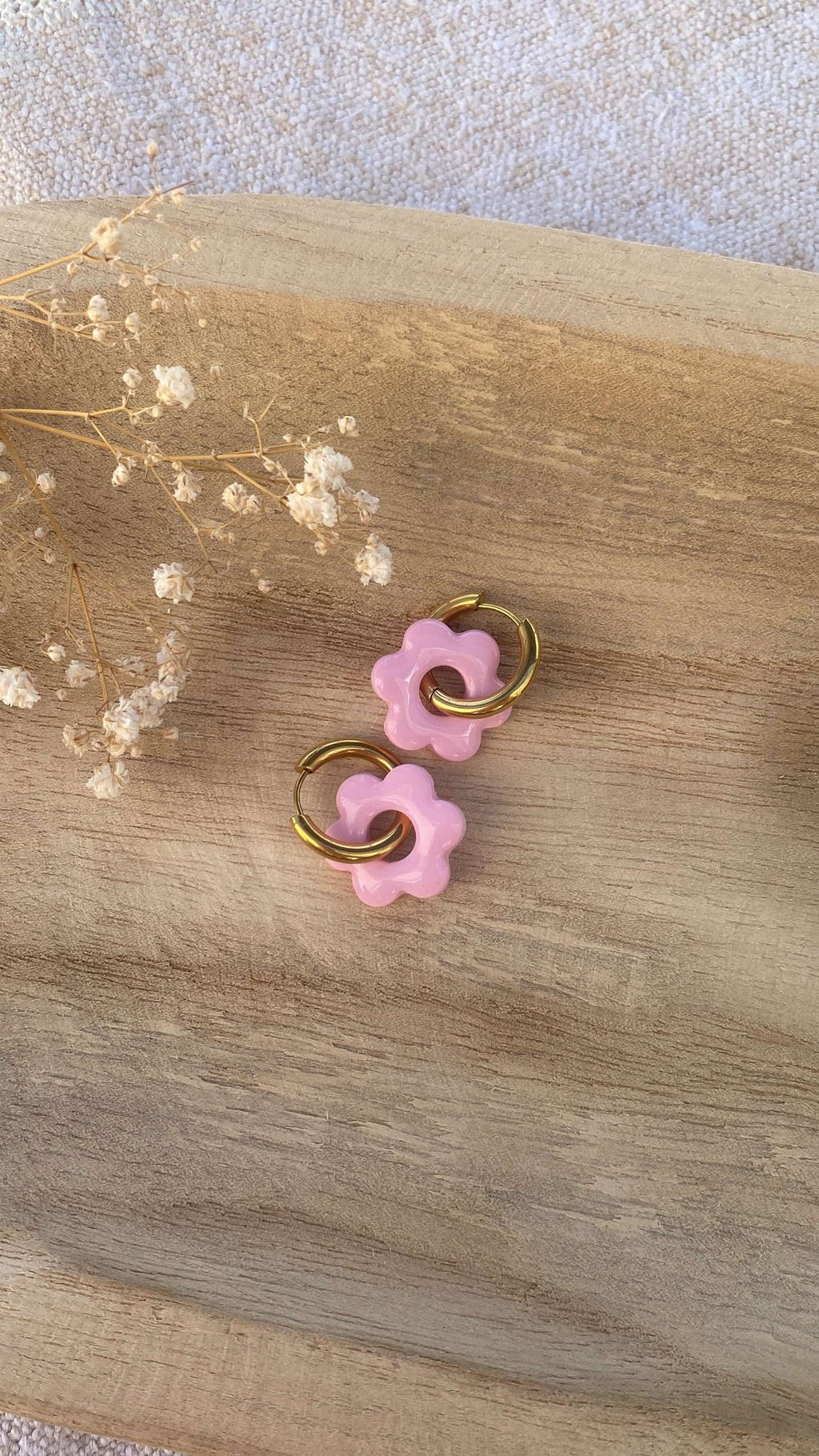 Pampilles fleurs roses pâles