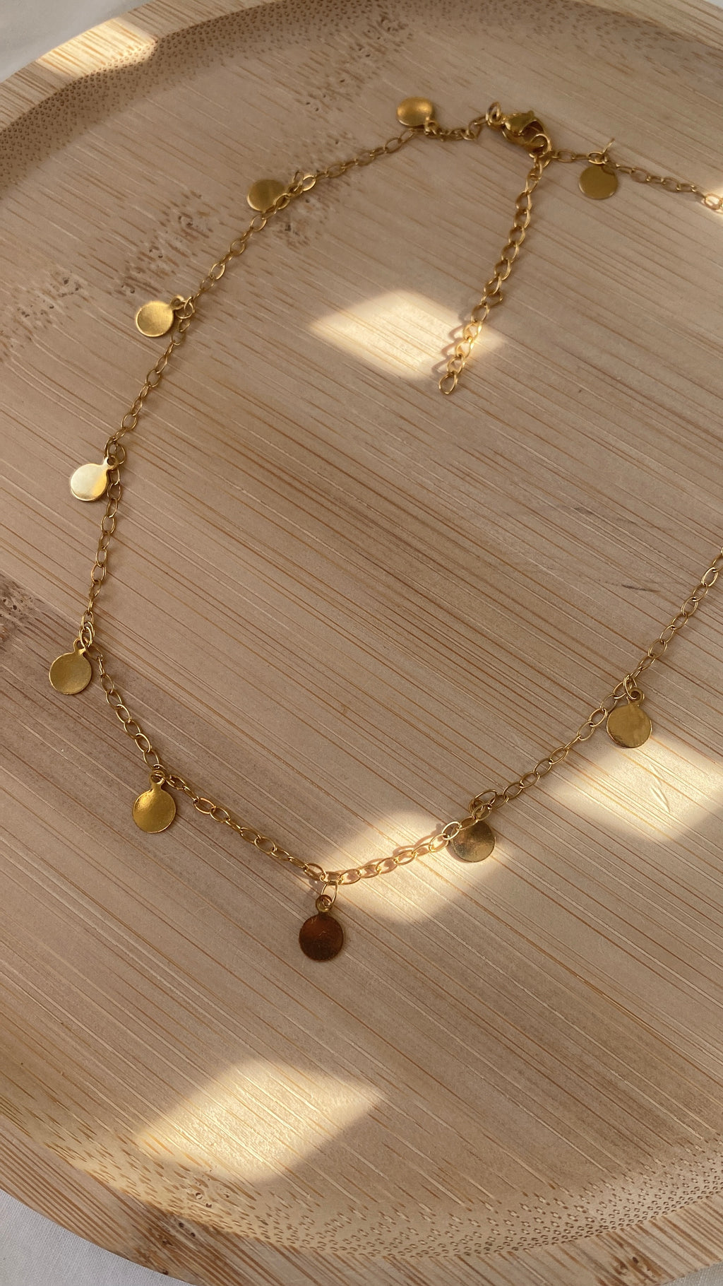 Collier à Pampilles doré