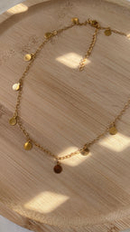 Collier à Pampilles doré