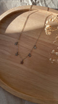 Collier étoiles argenté