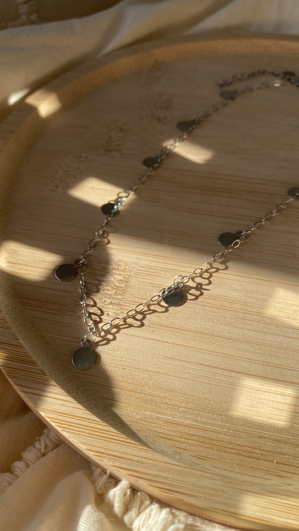 Collier à Pampilles argenté