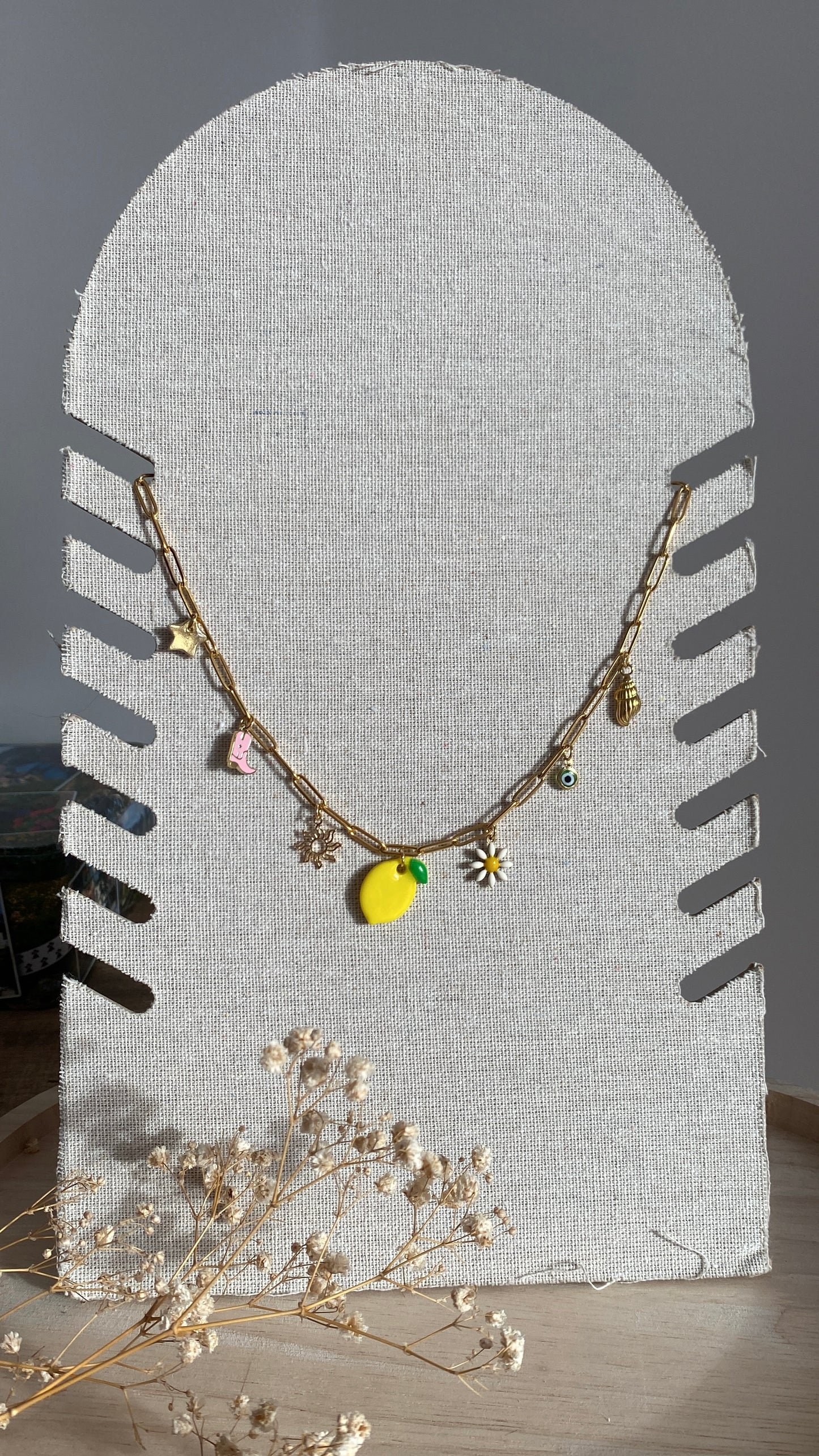 Collier breloques « summer »