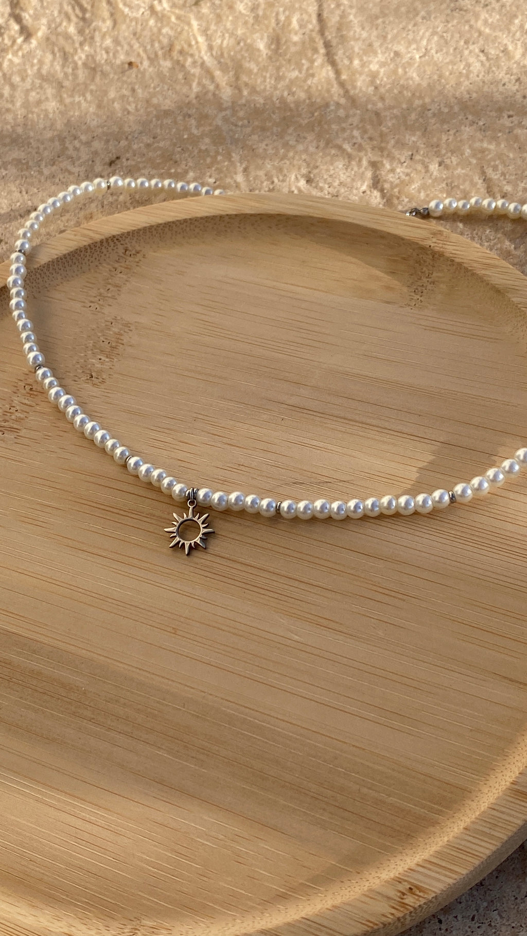 Collier nacré soleil