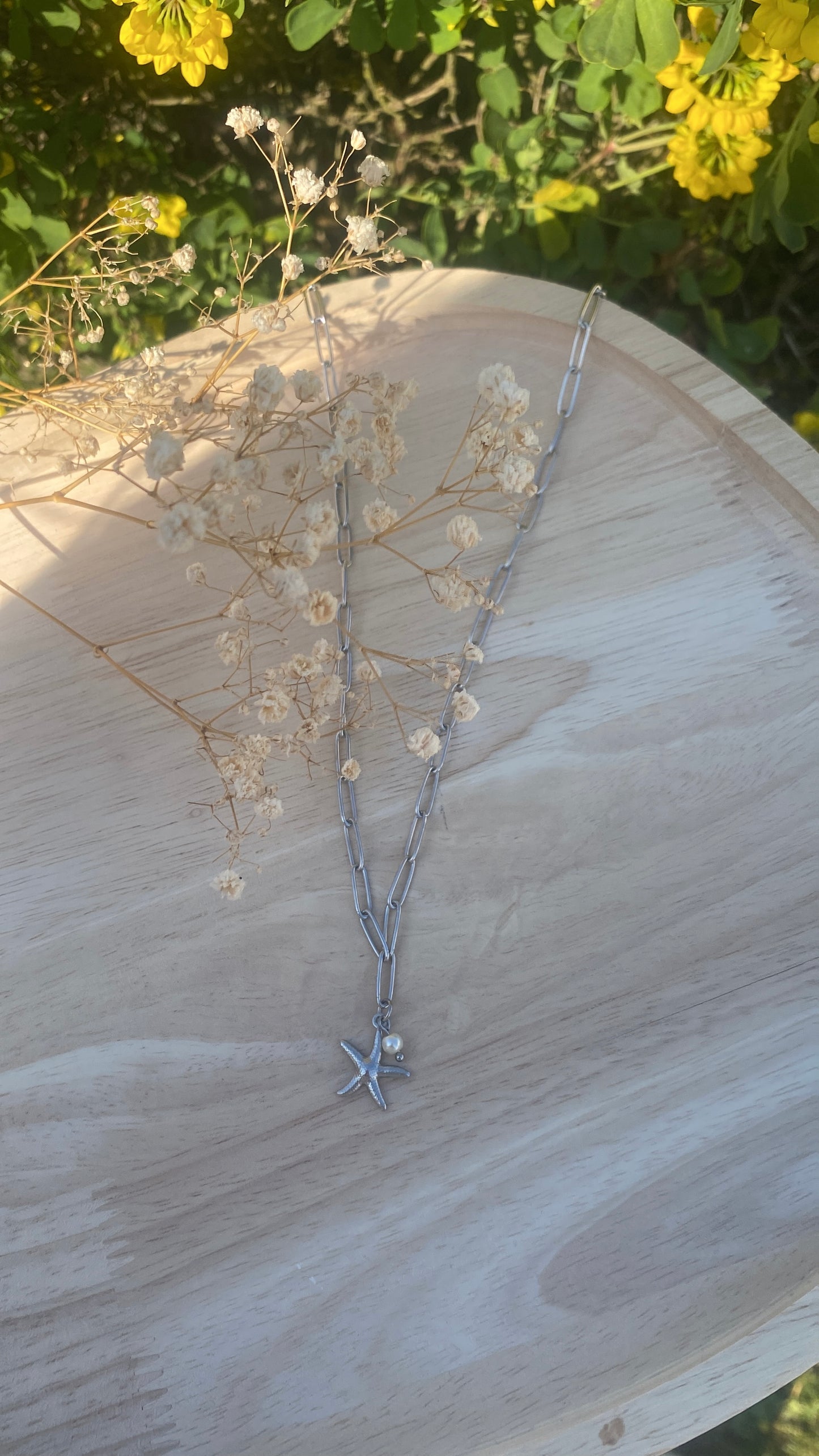 Collier mer argenté