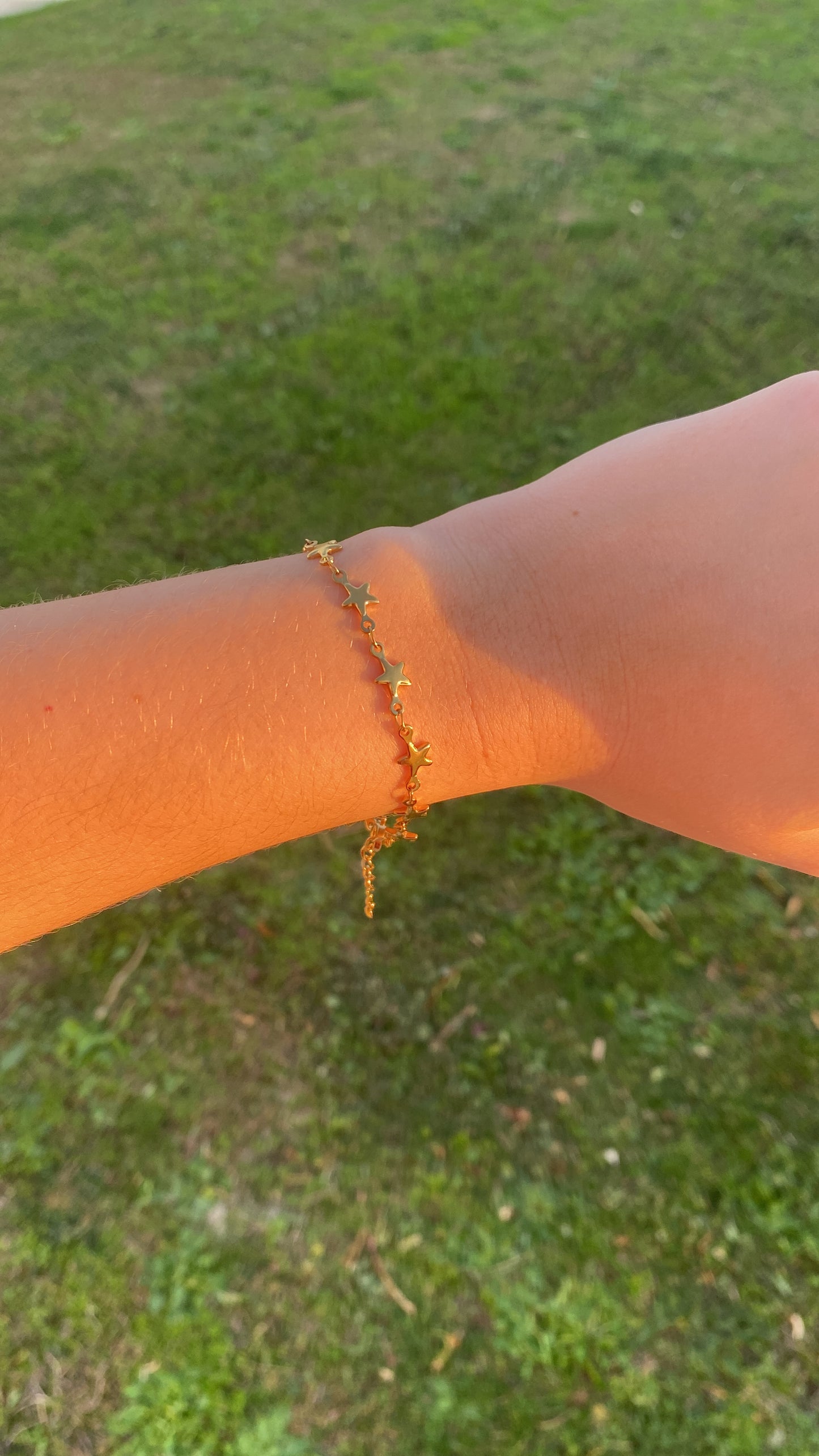 Bracelet étoiles doré