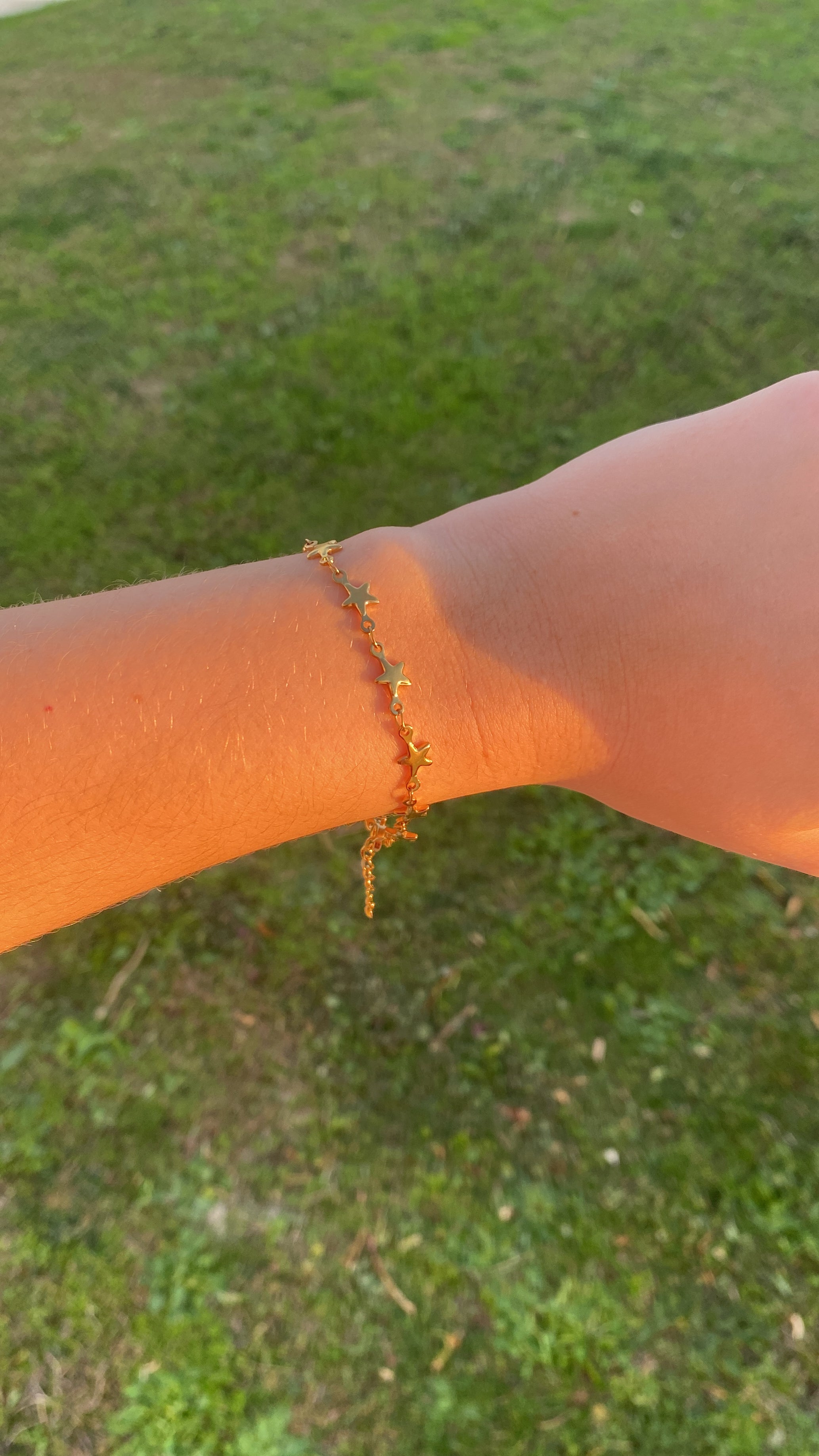 Bracelet étoiles doré