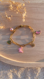 Bracelet breloque girly