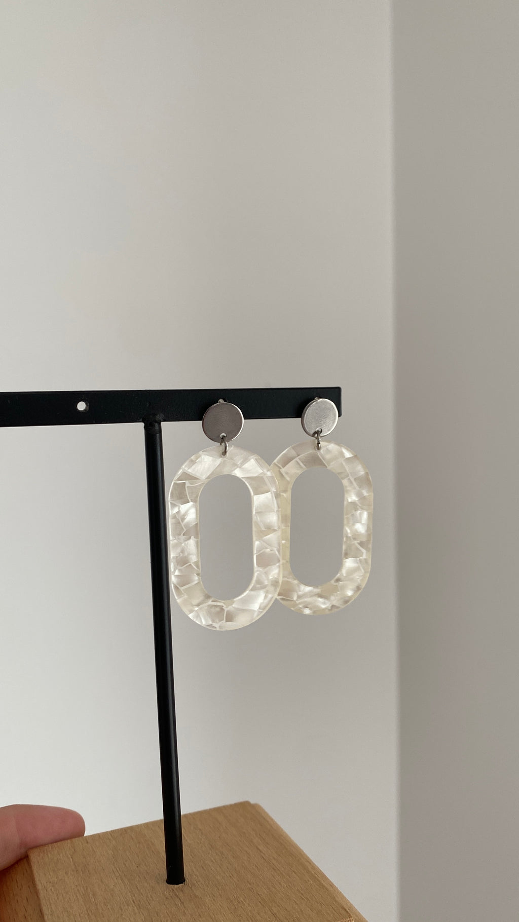 Boucles d’oreilles en acrylique