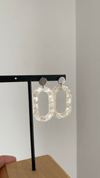 Boucles d’oreilles en acrylique