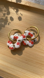 Pampilles fleurs cerises