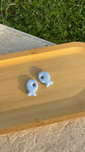 Poissons bleus pastels
