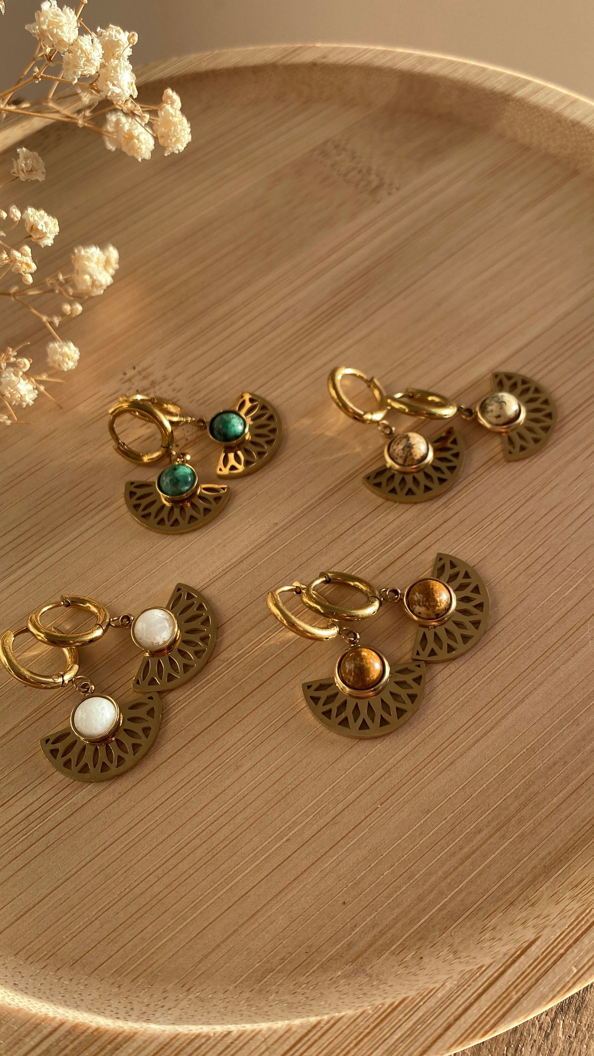 Boucles d’oreilles bohèmes