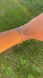 Bracelet étoiles argenté