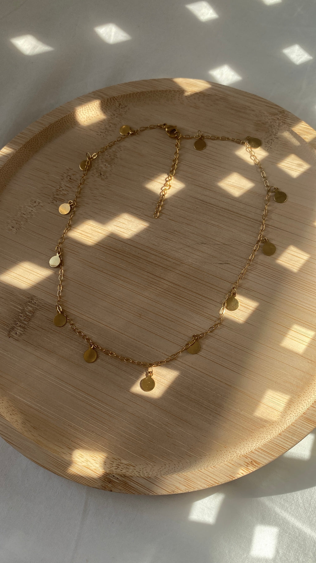 Collier à Pampilles doré