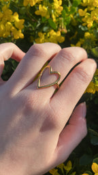 Bague coeur
