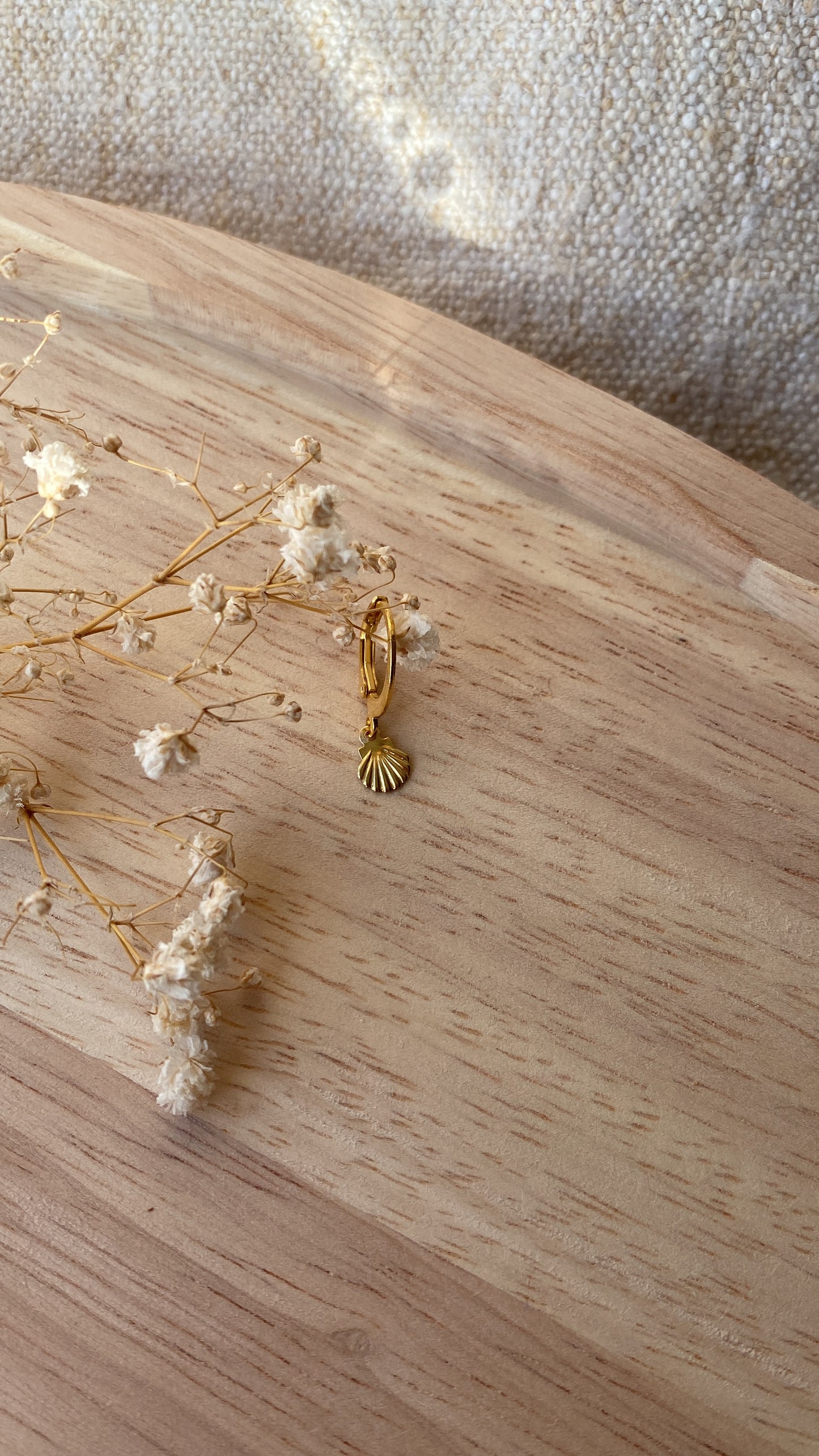 Petit coquillage doré
