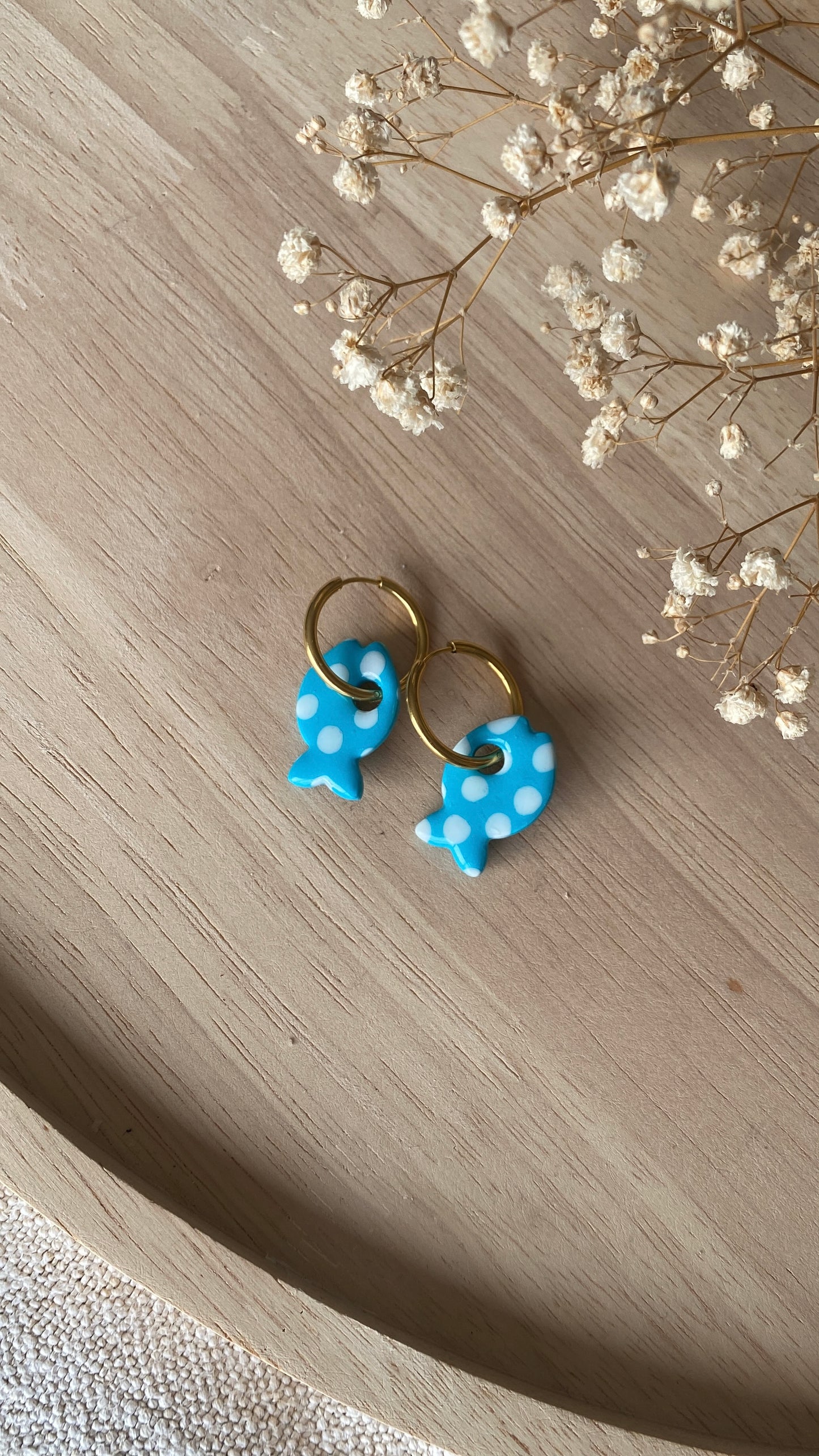 Pampilles poissons bleus poids blancs