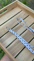 Blanc à pois
