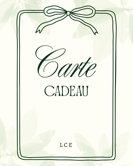 Carte cadeau LCE