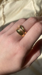 Bague « équiLibre » dorée